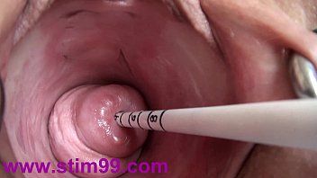 Way-out real cervix pumping insertion japanese sounds and objects in uterus