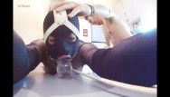 Kitchen table brutal sextoy throating anal ramming ring gagged floozy